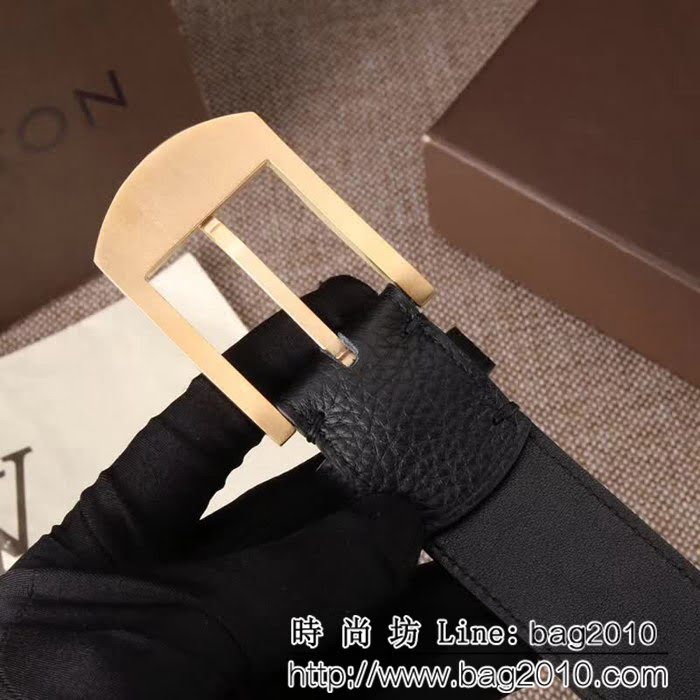 路易威登LV logo Taurillon 經典男士皮帶 LHG1639